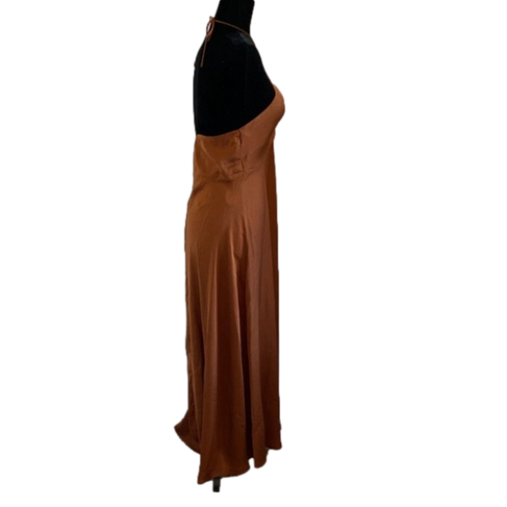 Banana Republic Silky Halter Dress NWT - Picture 4 of 13